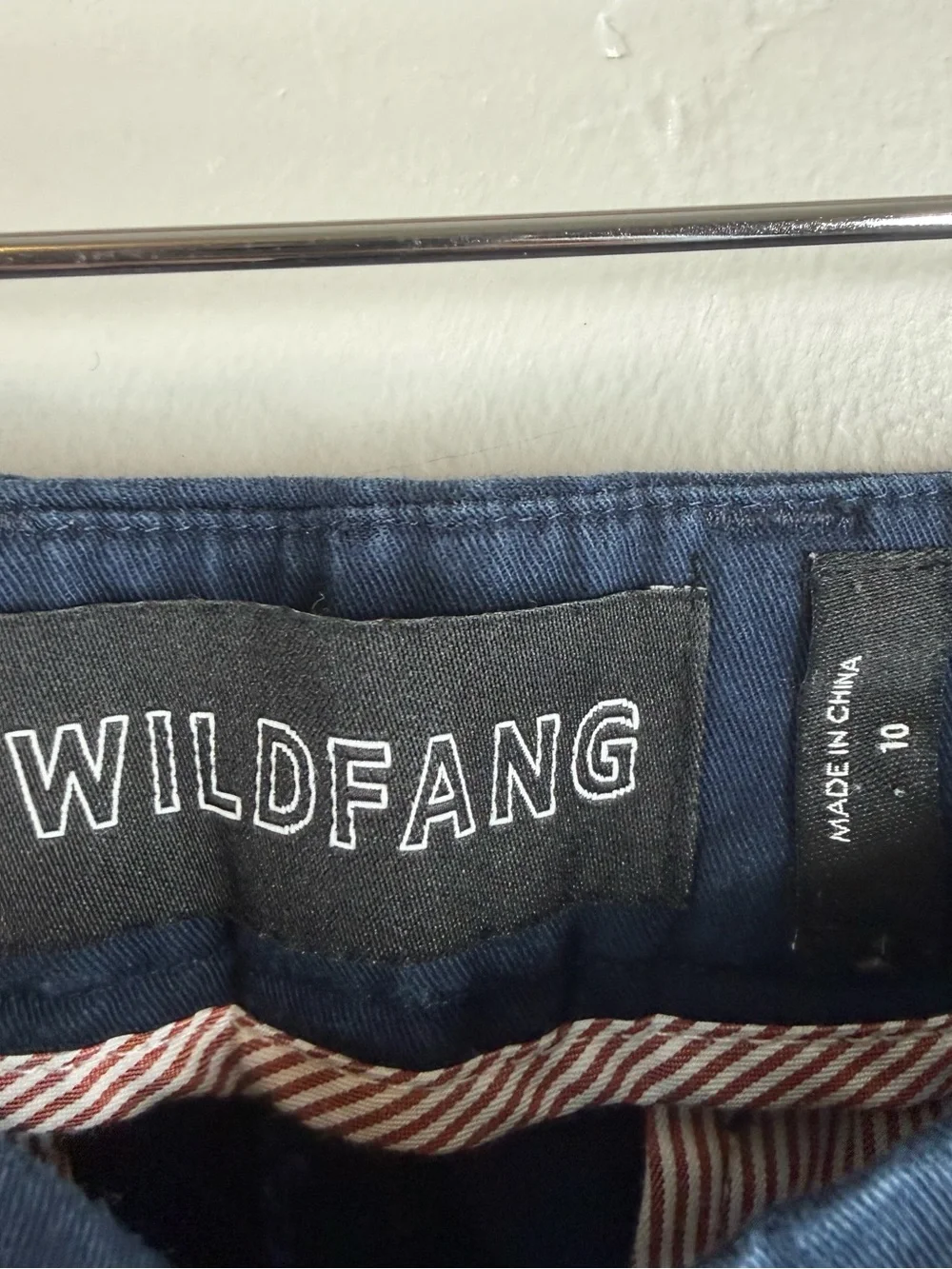 Wildfang The Essential Trouser Navy Blue Women’s Size 10 - Picture 7 of 13